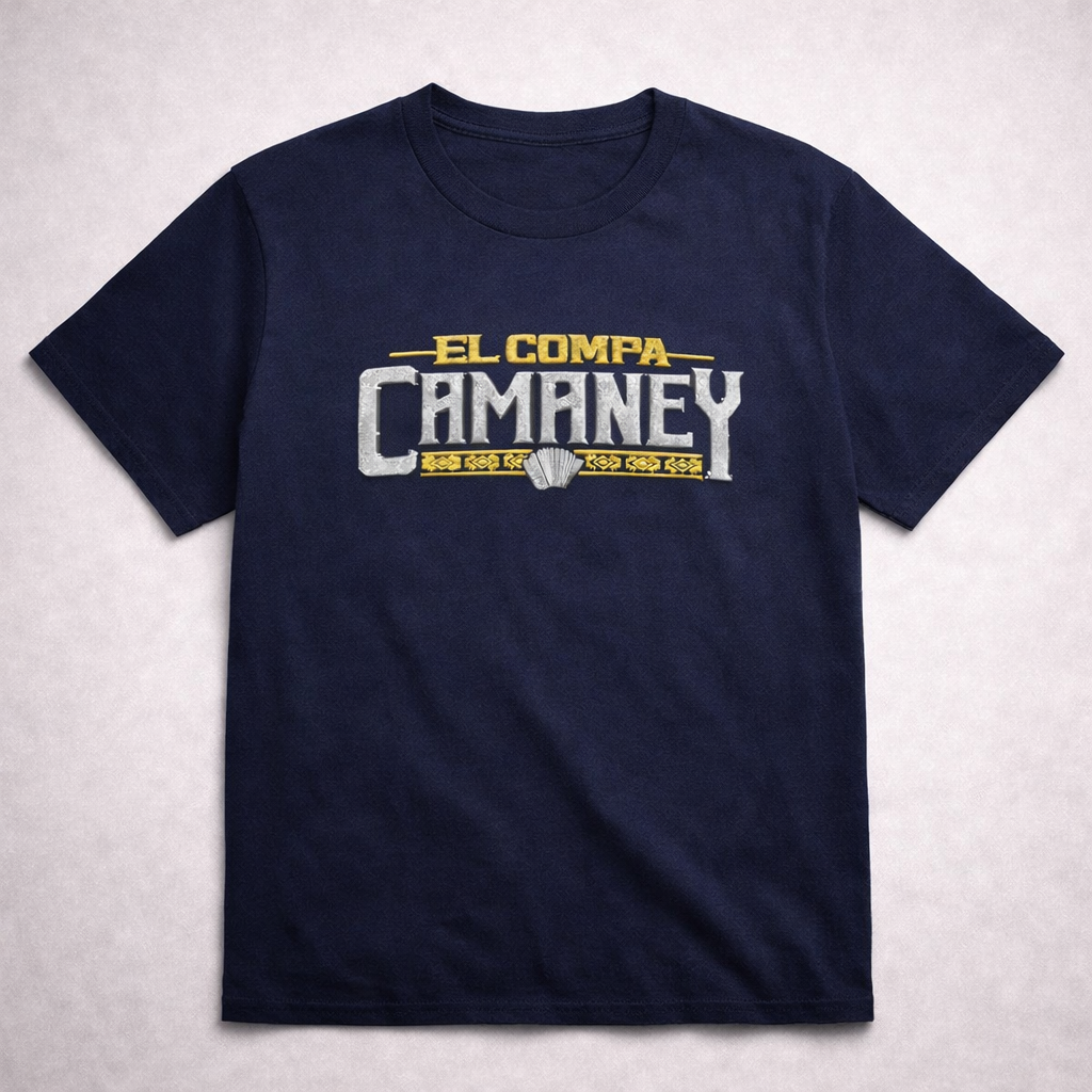 El Compa Camaney - Playera Color Navy